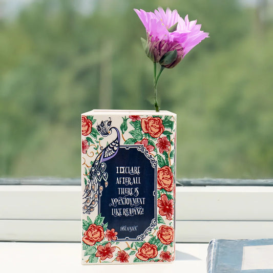 Pride and Prejudice Book Vase