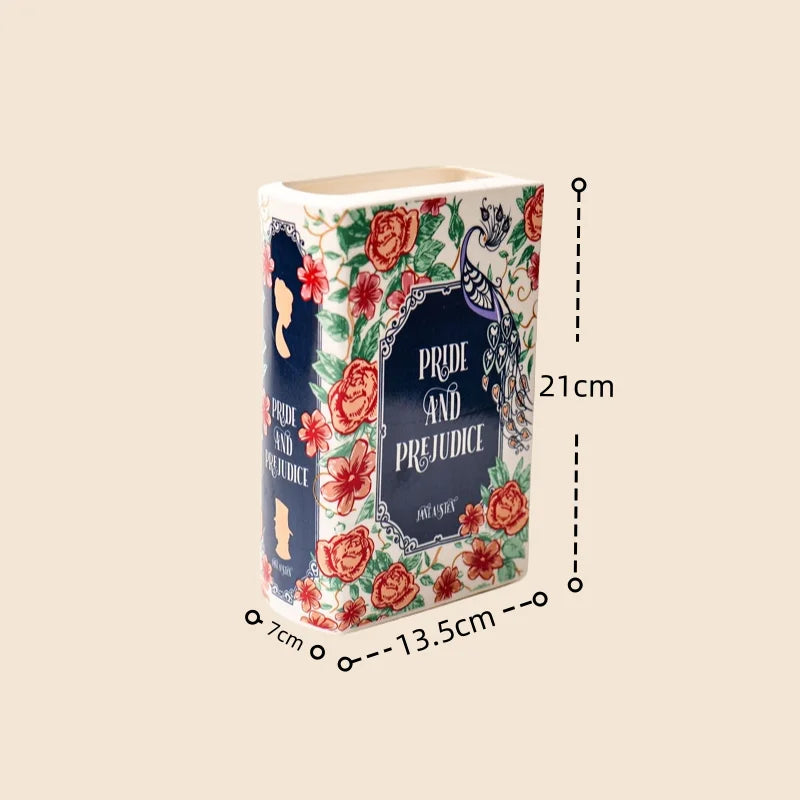 Pride and Prejudice Book Vase