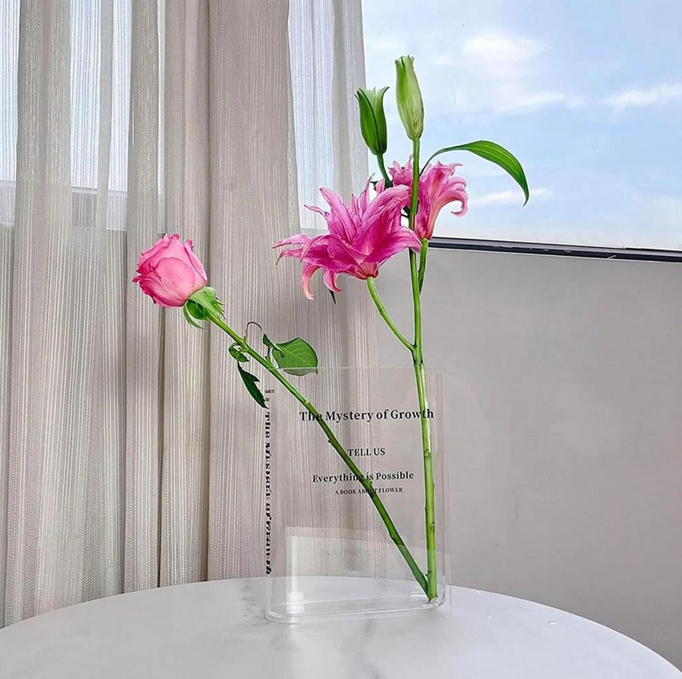 Mystery of Growth Book Vase