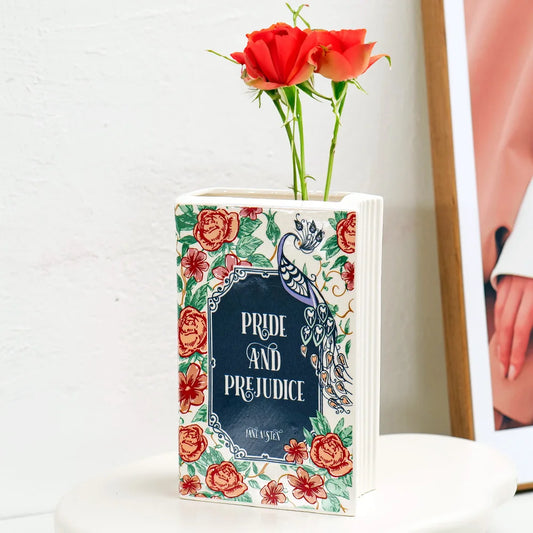 Pride and Prejudice Book Vase